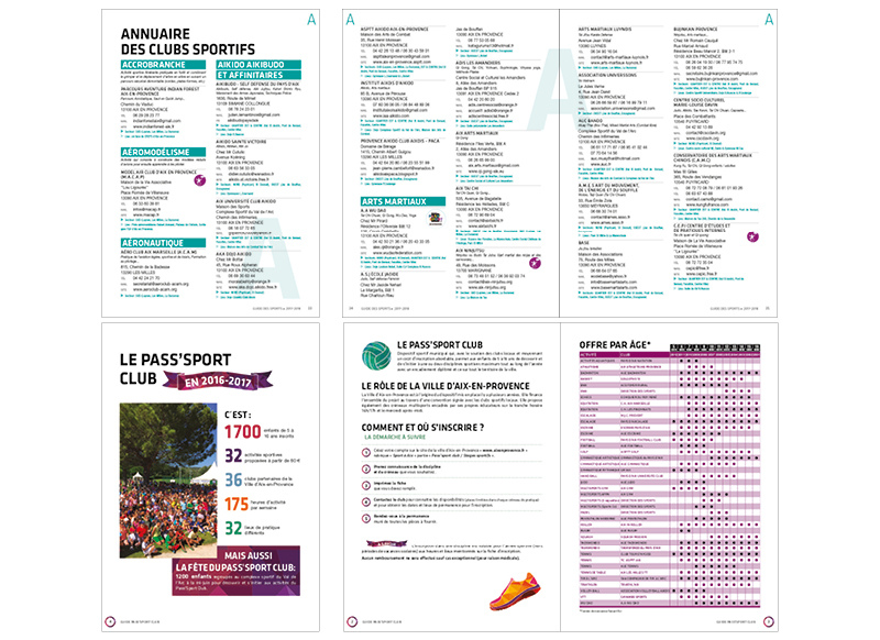 Guide des Sports/PassSport Aix en Provence 2017 by NoonGraphicDesign