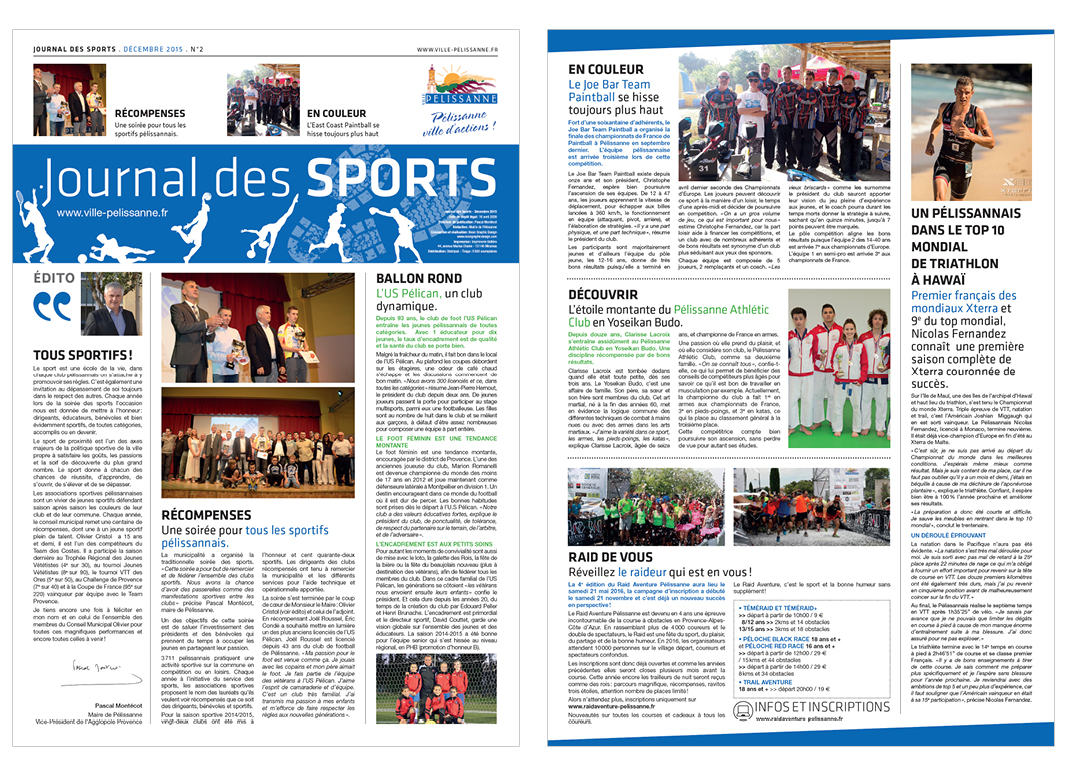 Journal Des Sports by Noon Graphic Design
