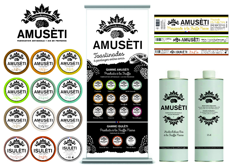 Amuseti Aix En Provence by Noon Graphic Design