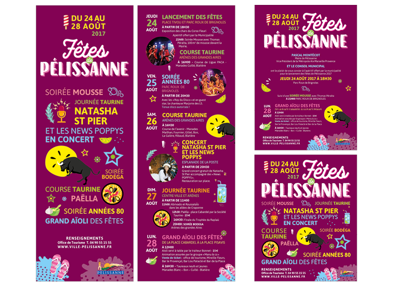 Fêtes de Pelissanne 2017 by NoonGraphicDesign