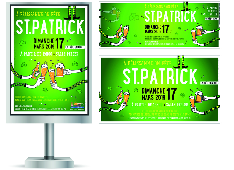 StPatrick 2019 Pelissanne by Noon Graphic Design