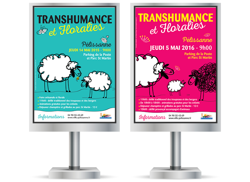 Transhumance et Floralies Pelissanne by Noon Graphic Design
