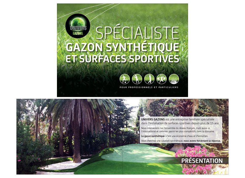 Catalogue Univers Gazon/Golf Green City by Noon Graphic Design