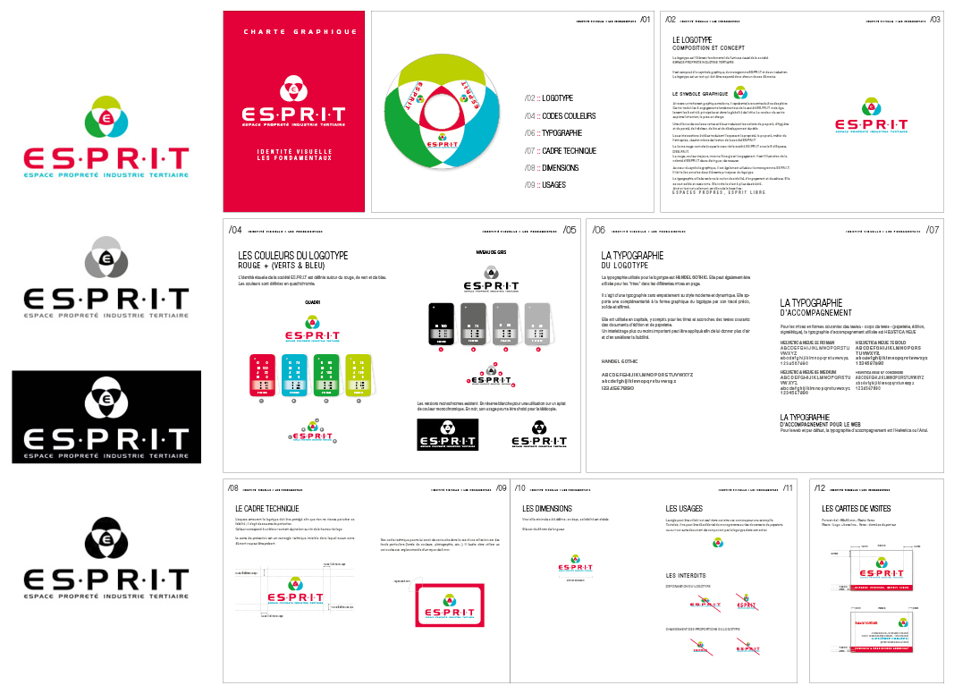 ESPRIT, identité visuelle by Noon Graphic Design
